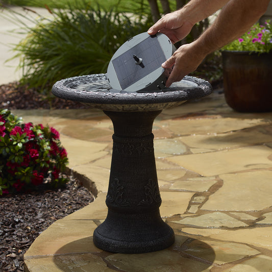 Aquanura 9" IntelliSOLAR Insert for Traditional Birdbath, Pond, Pool