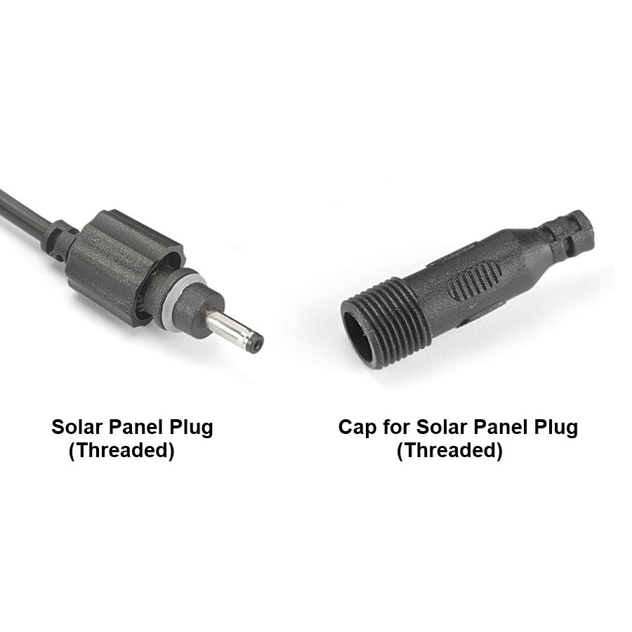 Solar to Electric Conversion Kit for Standard Solar & Solar-On-Demand Birdbaths and 2-Tier Fountains with Threaded Single Pin Plug