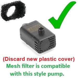 Filter Kit with Cover for Solar Pump with QC PASSED# starting with 8 through 18 or JM (not for pumps with QC starting with GE)
