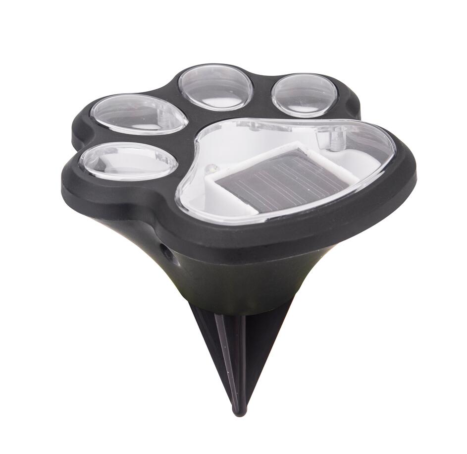 Paw Print Solar Accent Lights - Set of 6