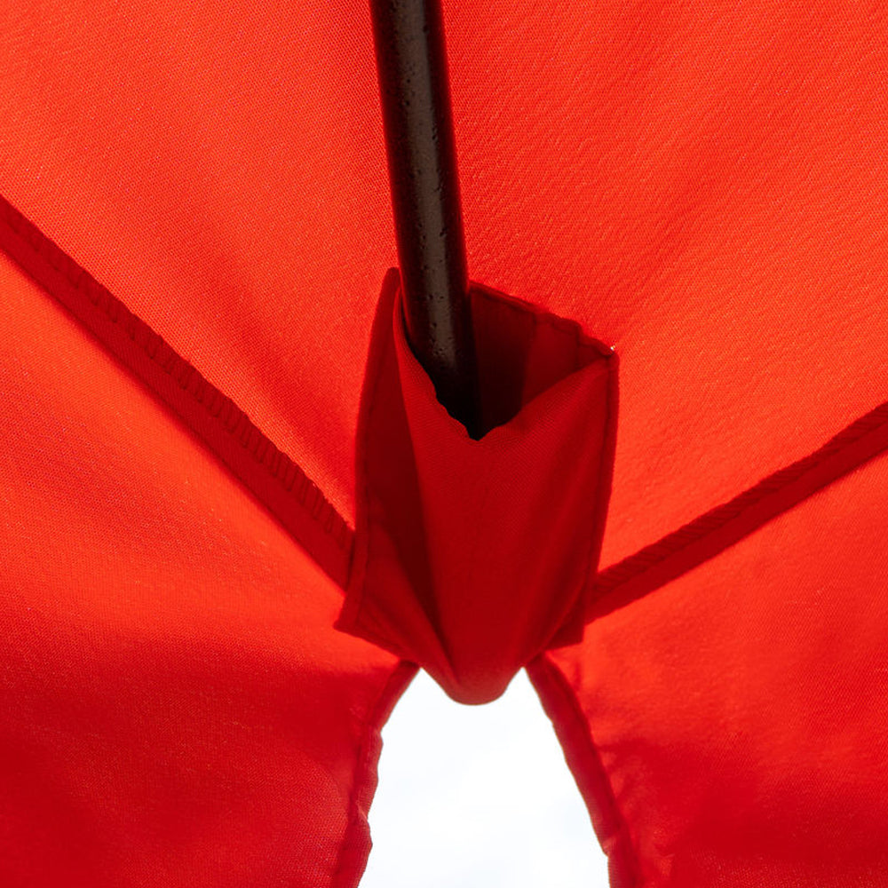 Rectangular Market Patio Umbrella - Red