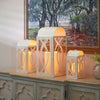 Rogan Candle Lanterns (Set of 3) - White