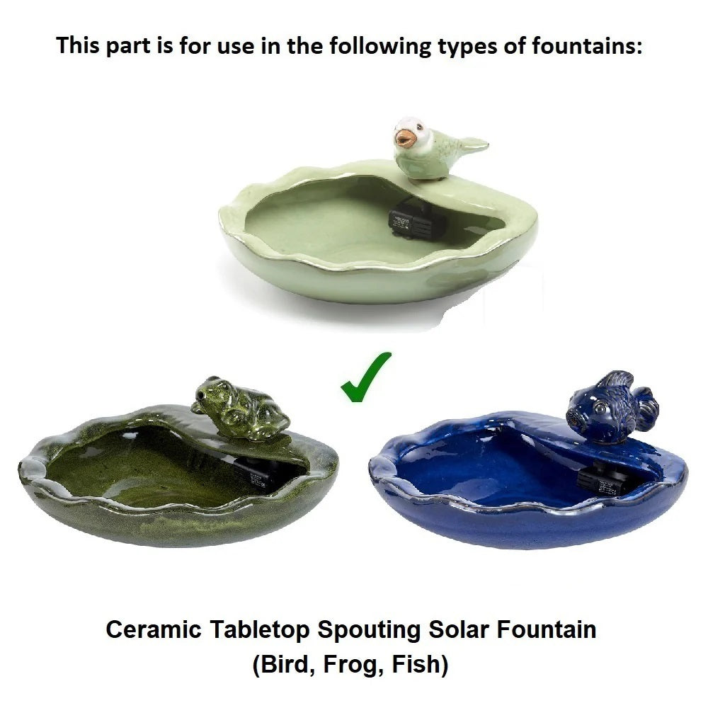 Green Bowl for Ceramic Tabletop Fountain