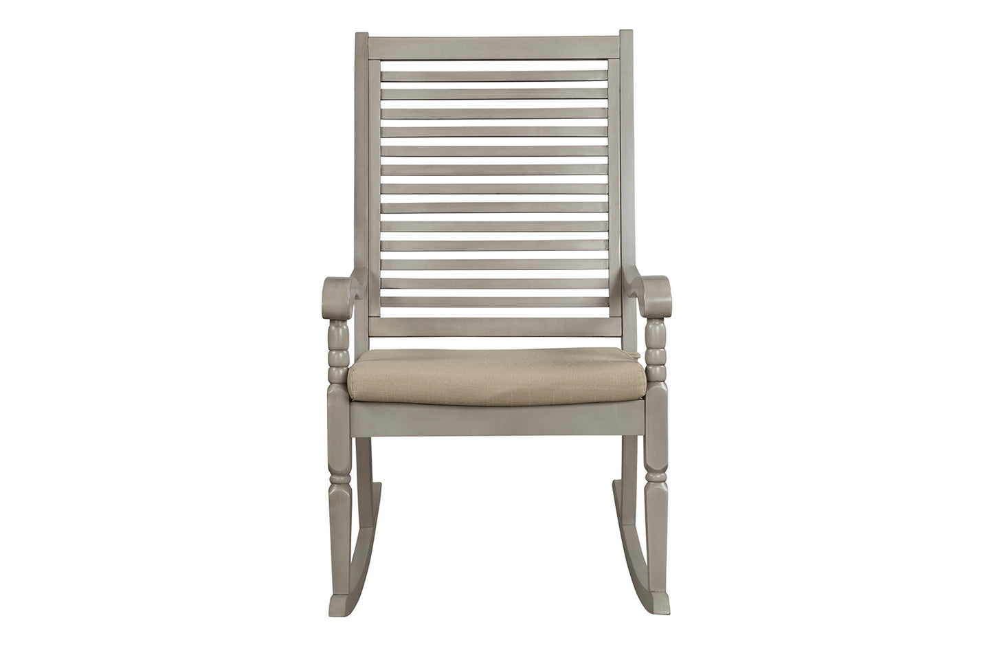 Hardwood Rocking Chair - Gray