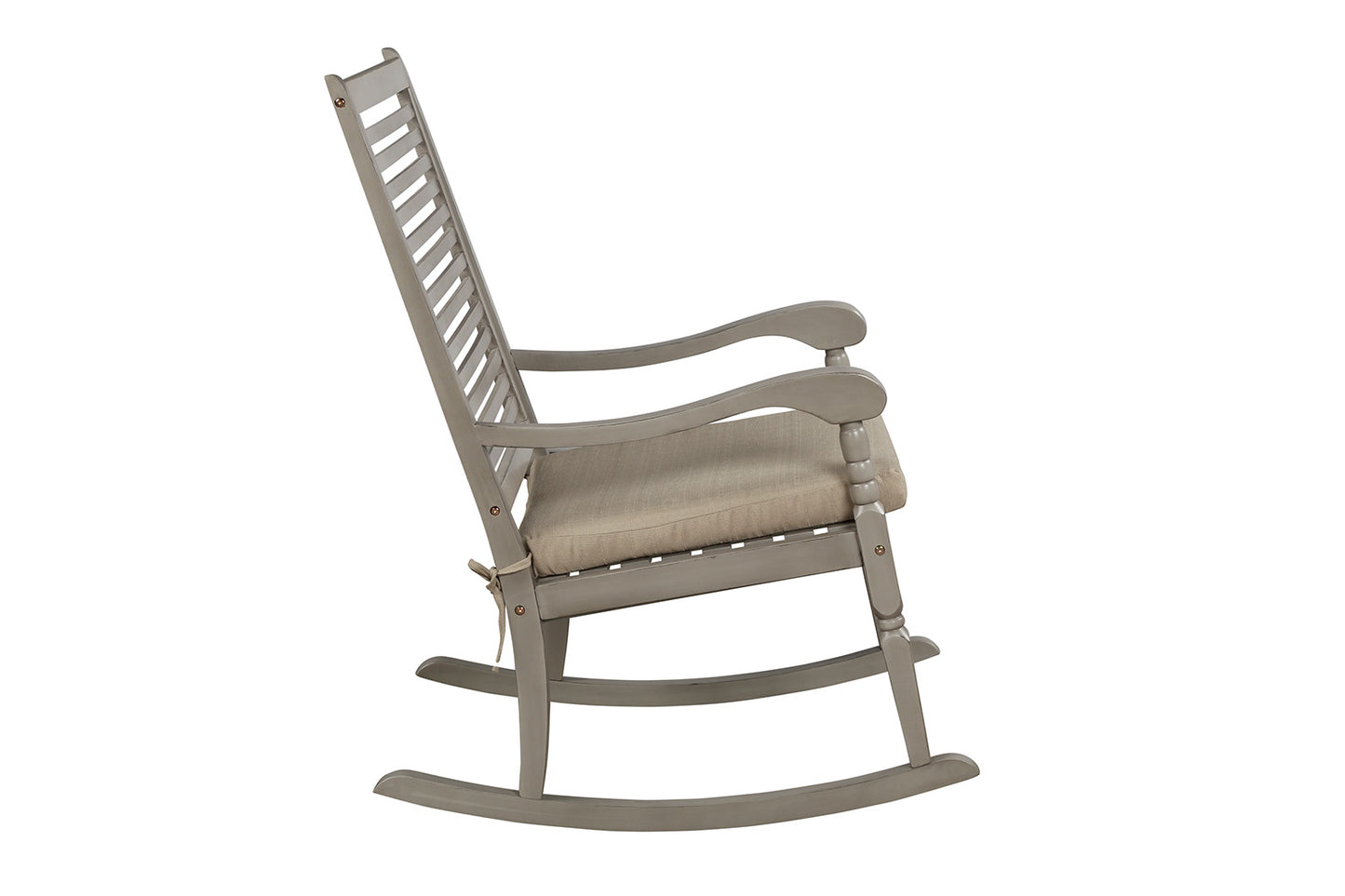 Hardwood Rocking Chair - Gray