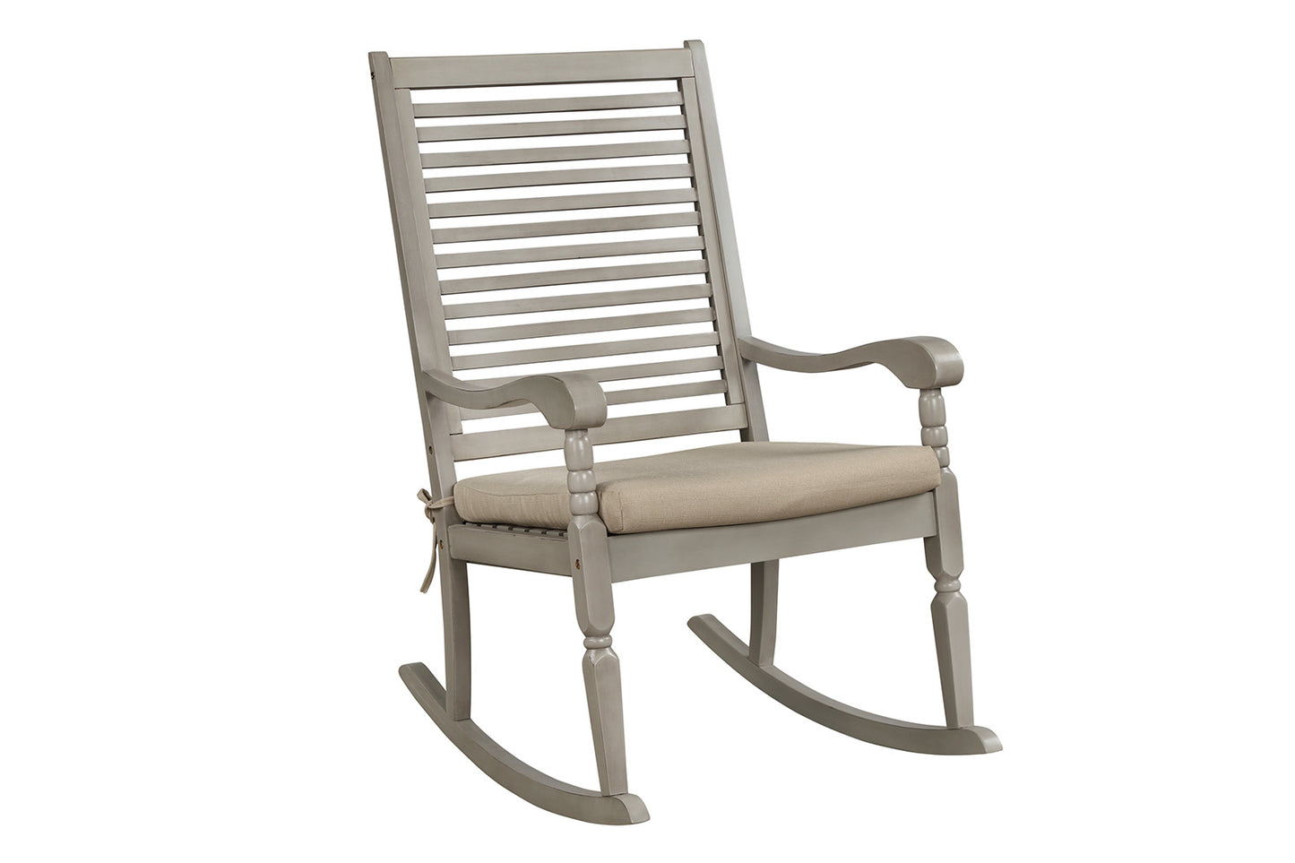 Hardwood Rocking Chair - Gray