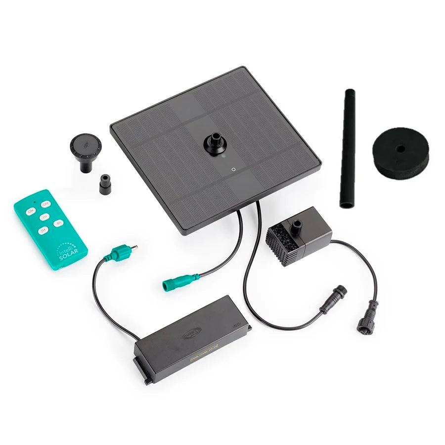 Mahayana Zen 2-Tier IntelliSOLAR Fountain with Remote - Aged Iron