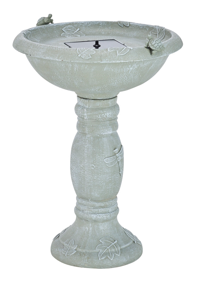 Country Gardens Solar Birdbath