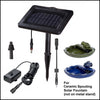 2130PKS-GT Standard Solar Kit (for Ceramic Spouting Frog/Fish/Bird Fountain) *With Plug Adapter