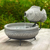 Marin Cement Fish Solar Fountain