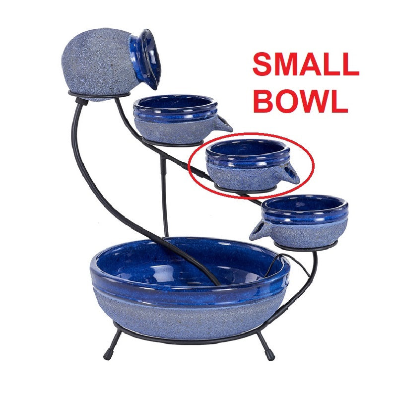 Small Ceramic Bowl for Blueberry Cascade