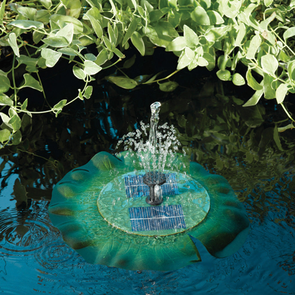 Floating Lily Solar Fountain (foam)