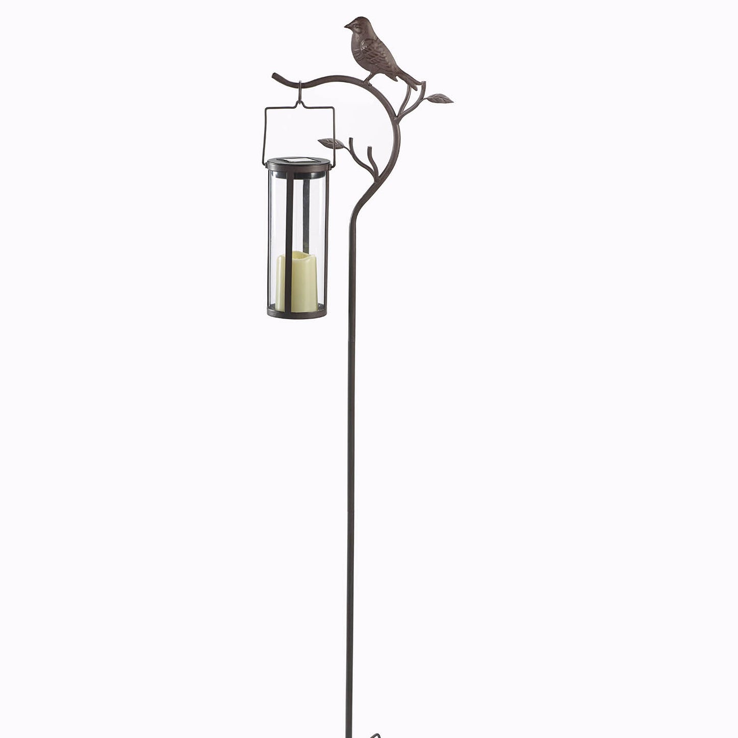 Provence Bird Stake with Solar LED Candle Lantern (LAST ONE IN STOCK!)