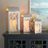 Rogan Candle Lanterns (Set of 3) - Stainless Steel