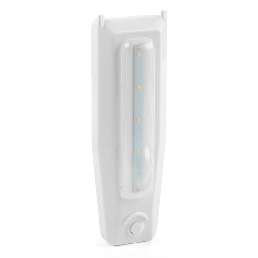 Vertical LED Backplate for Sconce Lights (White)